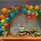 Mexican Fiesta Balloon Arch Kit, 133pcs Blush Pink Turquoise Blue Pastel Green Light Orange Yellow Colorful Balloons Garland for Birthday Carnival Festival Tropical Hawaiian Summer Party Decorations